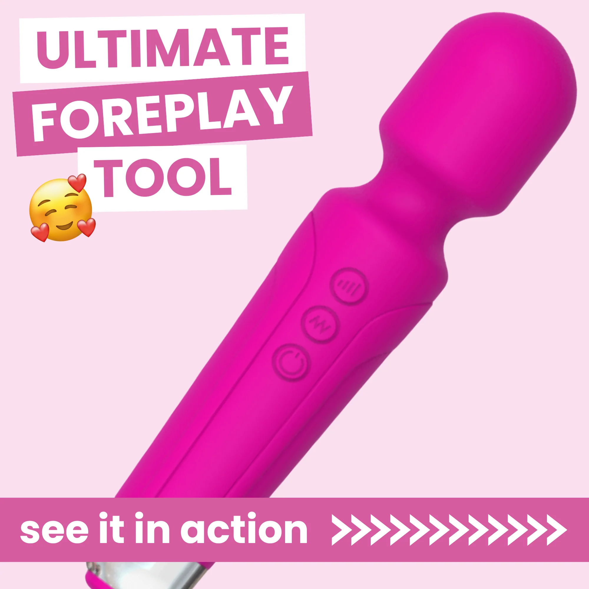 Silicone Power Wand Massager