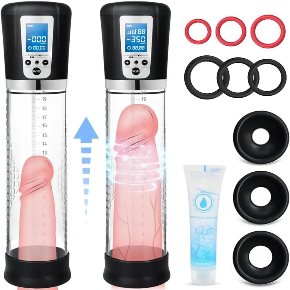 'You're So Big' Medical-Grade Penis Pump with Adjustable Vacuum Therapy for ED Recovery & Blood Flow Training (<60 dB)