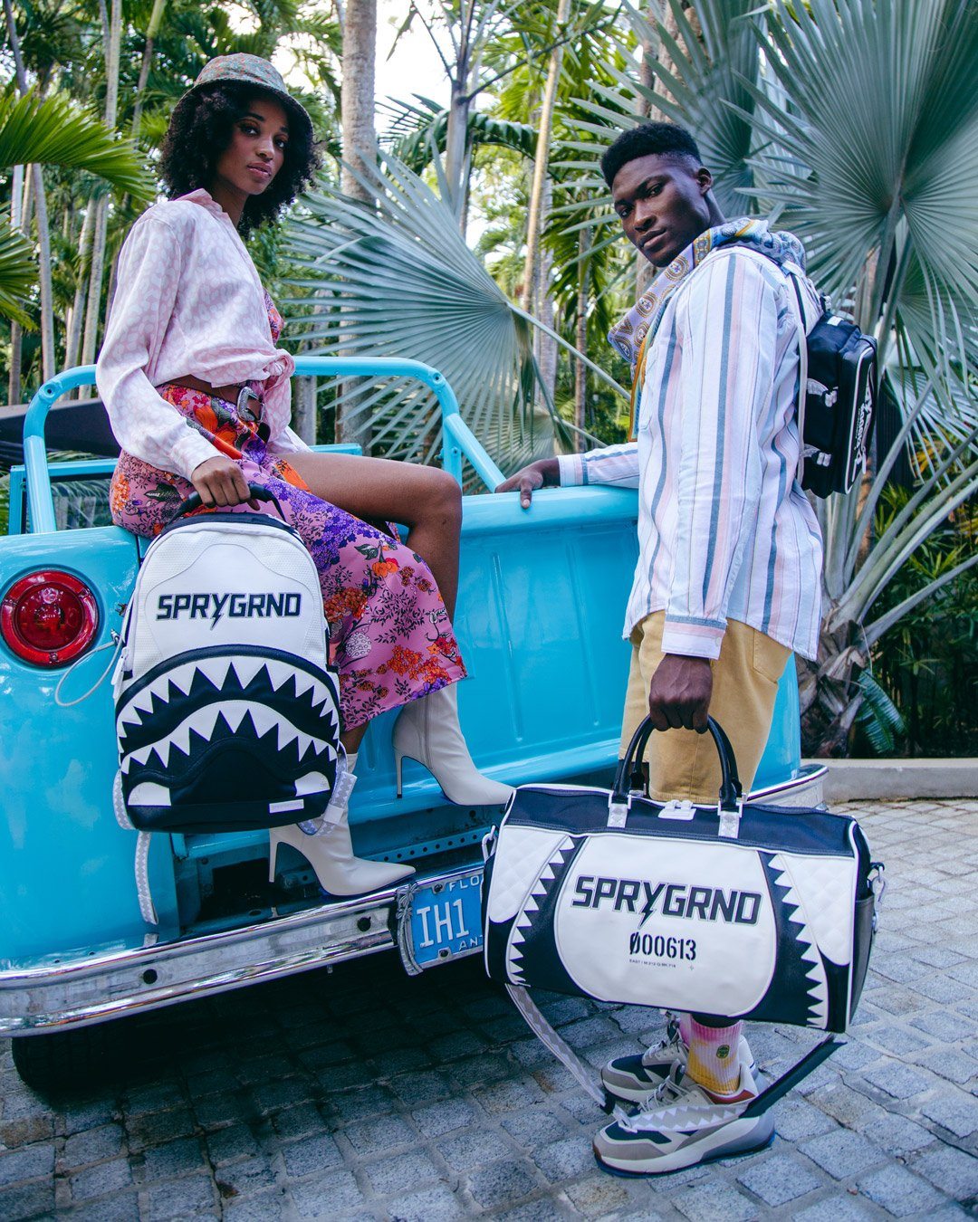 Sprayground Backpack SWERVE DLX BACKPACK Black