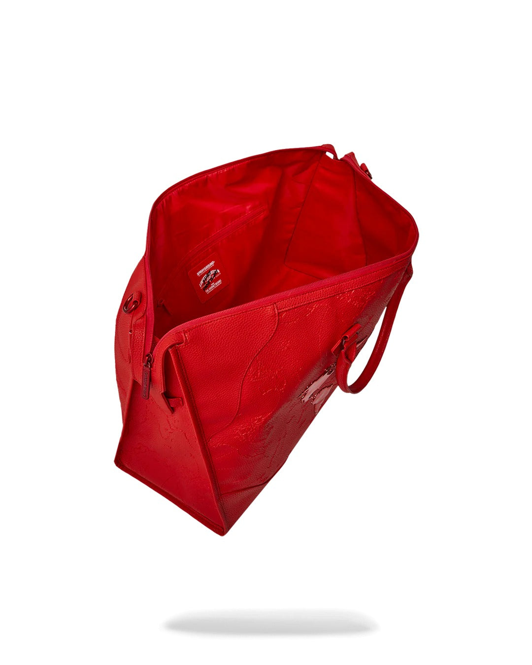 JAMES GLOBAL RED PYRAMID LARGE DUFFLE