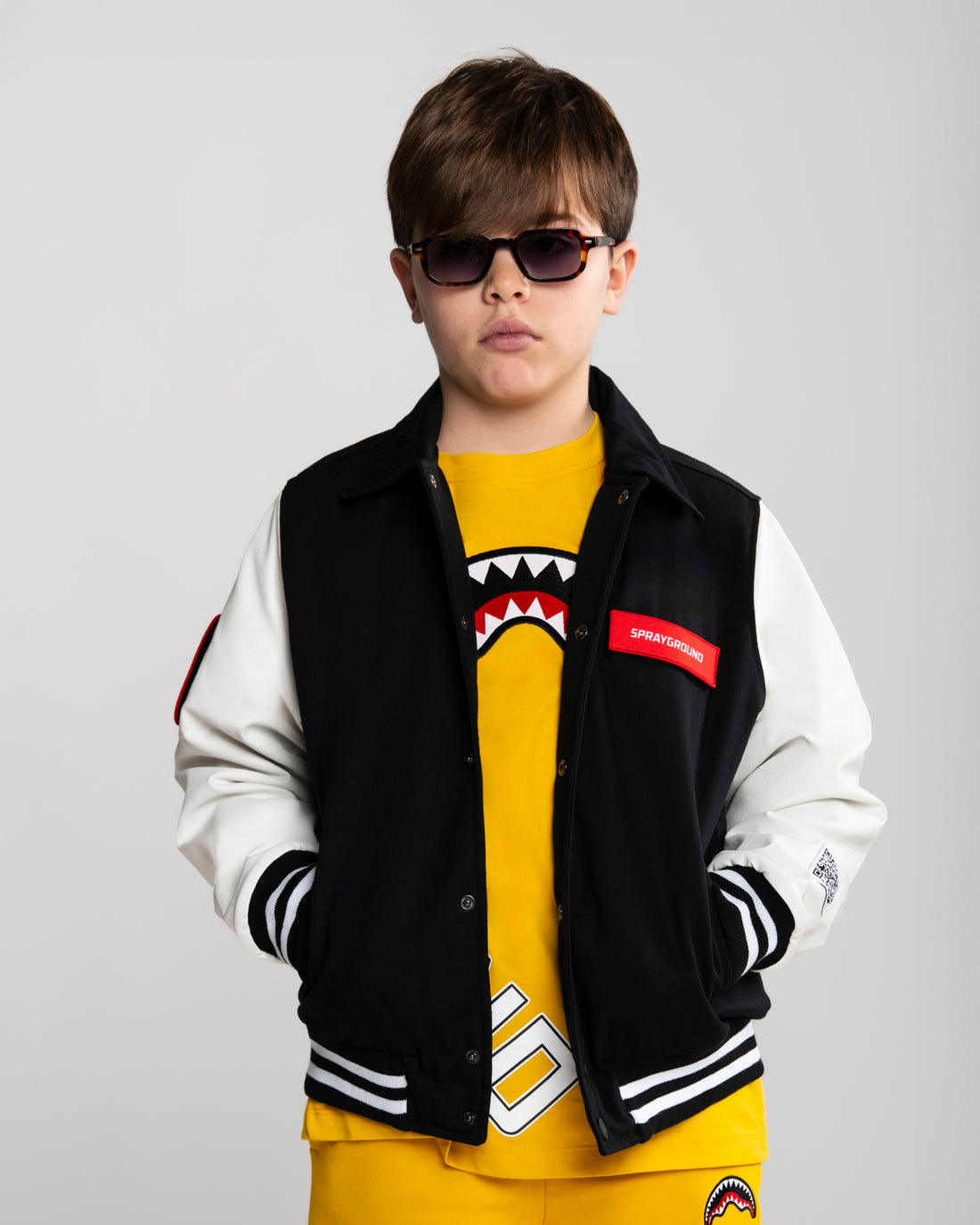 DETACH AND STICK IT VARSITY JACKET