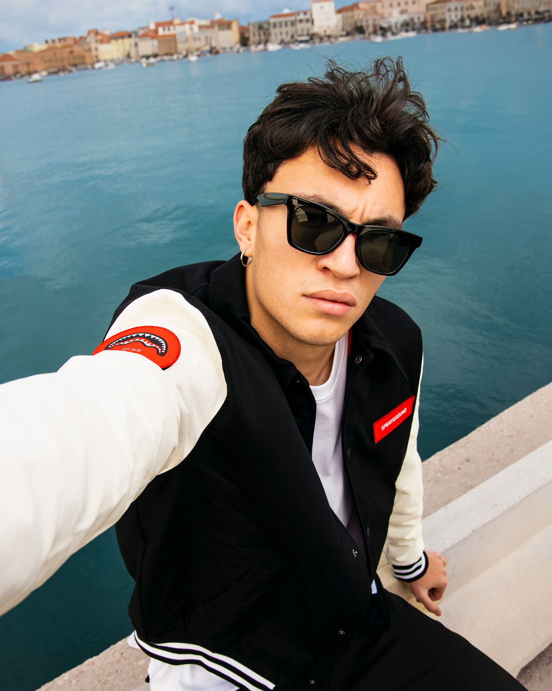 DETACH AND STICK IT VARSITY JACKET