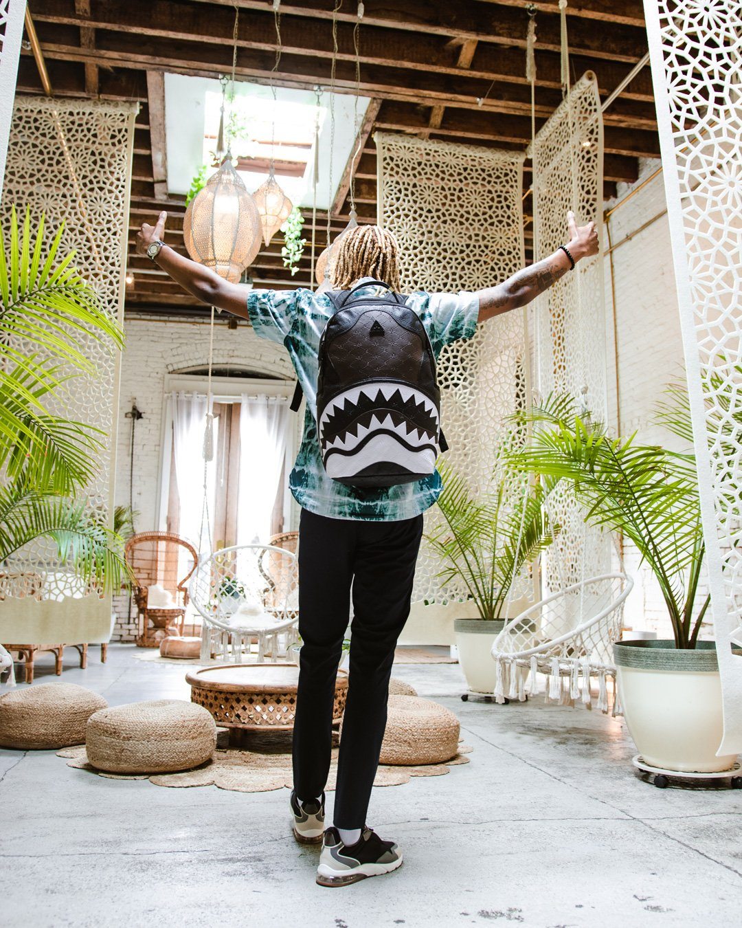 Sprayground Backpack V.V.I.P. BACKPACK (DLXV) Black