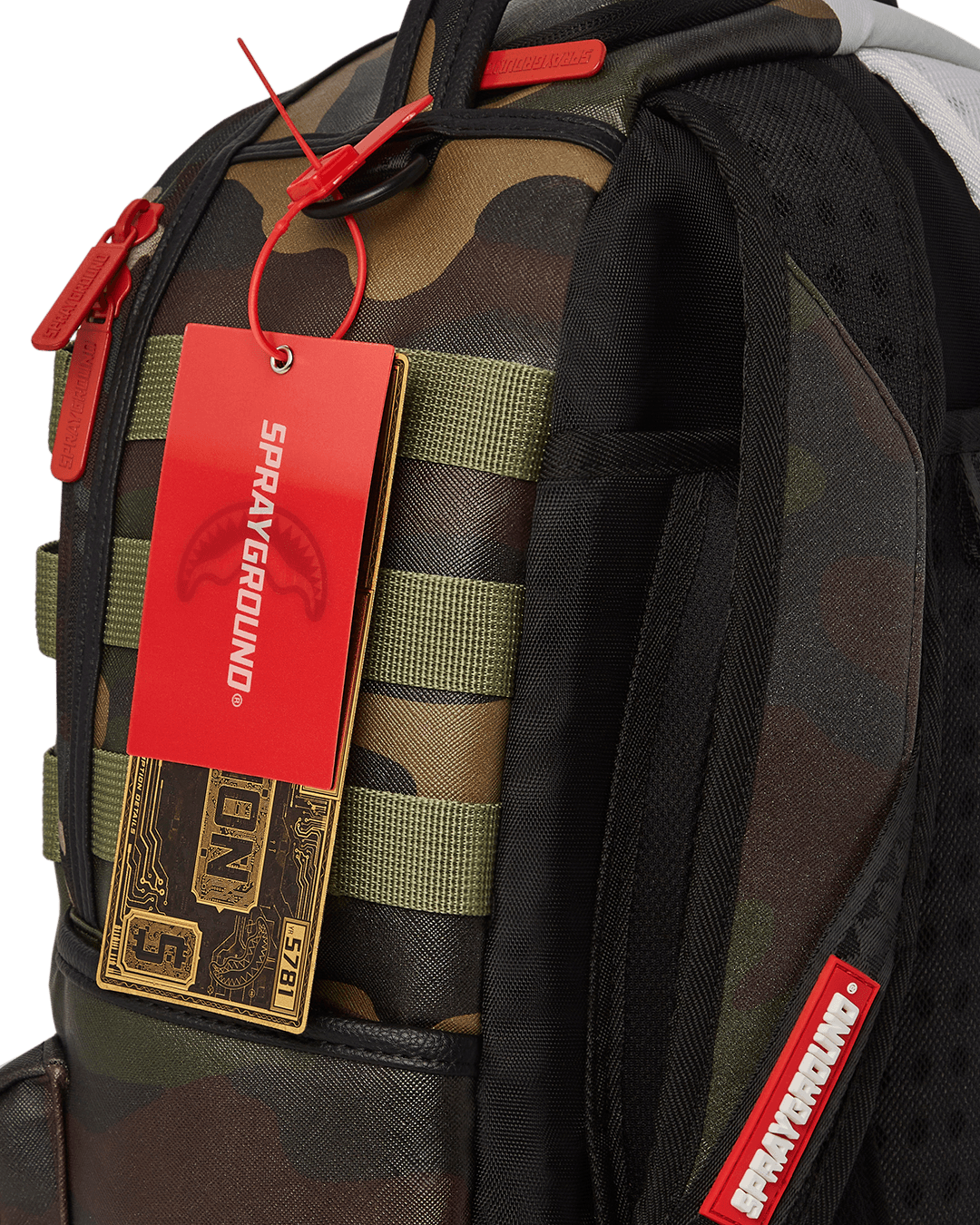 Sprayground Backpack SPLIT WEIRD BACKPACK (DLXV) Green