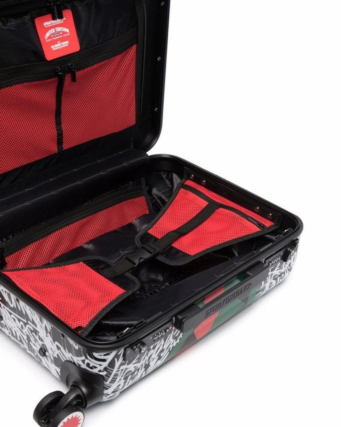 Scribble Shark Hard Shell Carry On Luggage