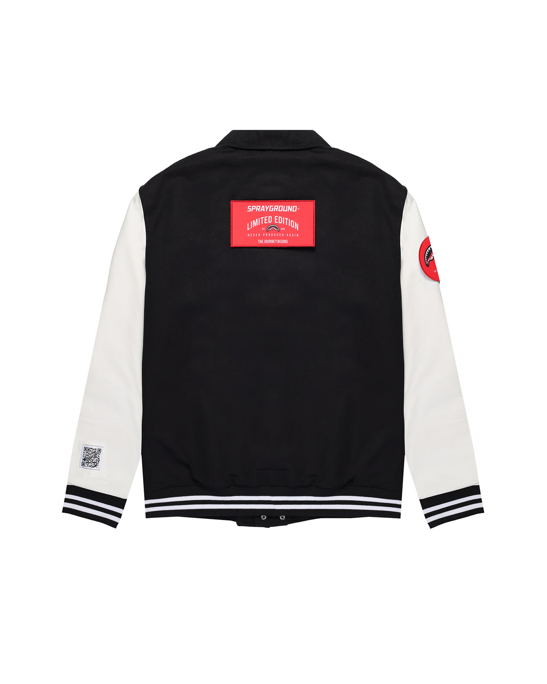 DETACH AND STICK IT VARSITY JACKET