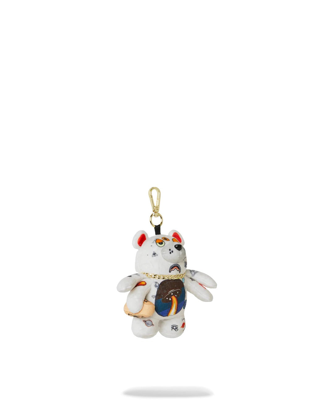 UFO SPACED OUT BEAR KEYCHAIN