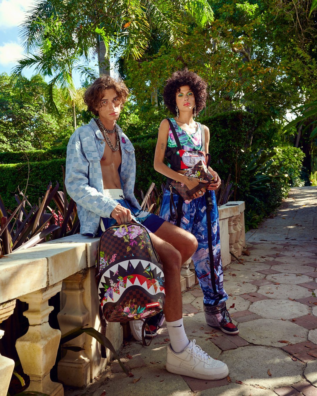 Garden Of Sharks Backpack (dlxv)