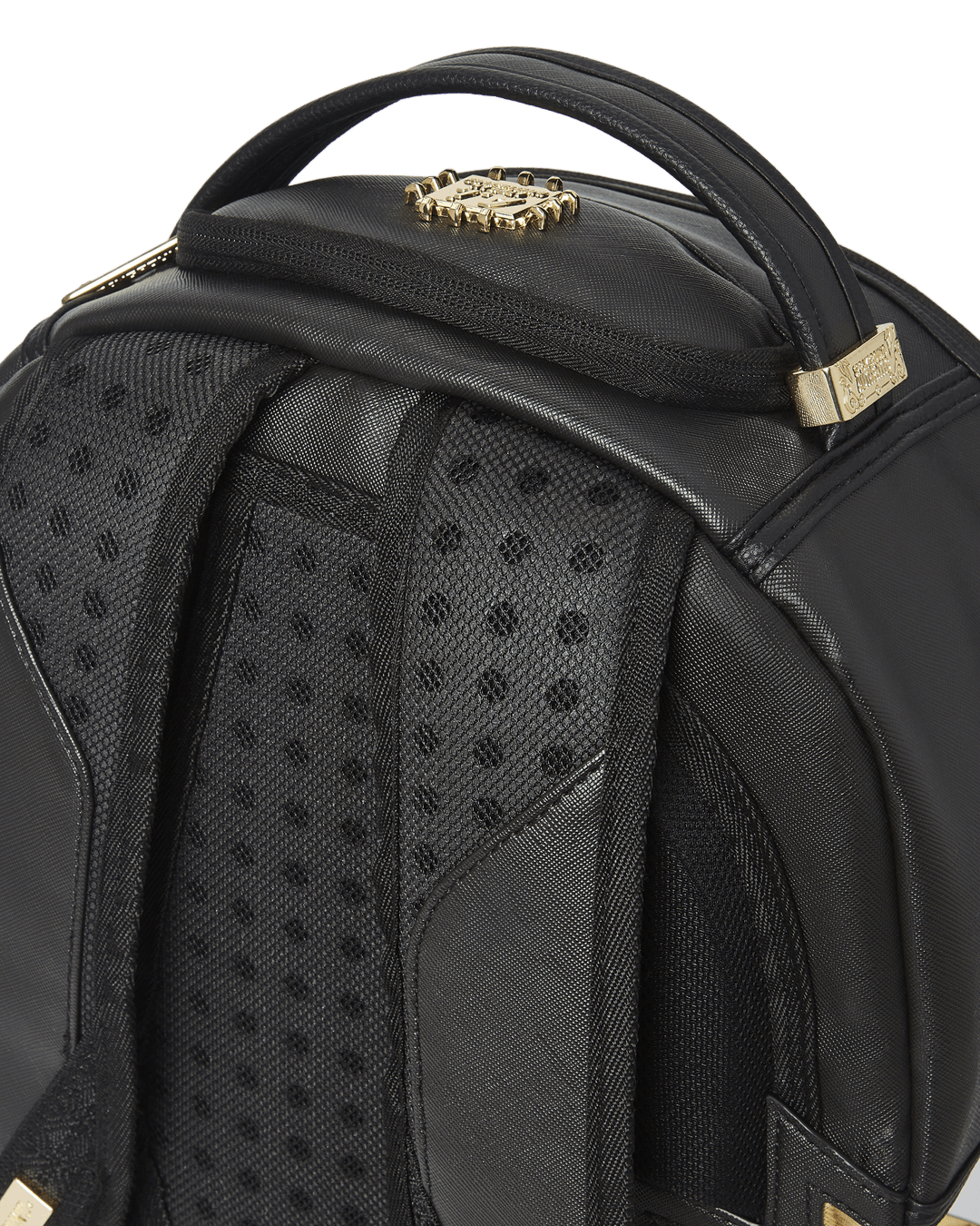 Sprayground Backpack Ai3 BLACK GOLD DLX BACKPACK Black