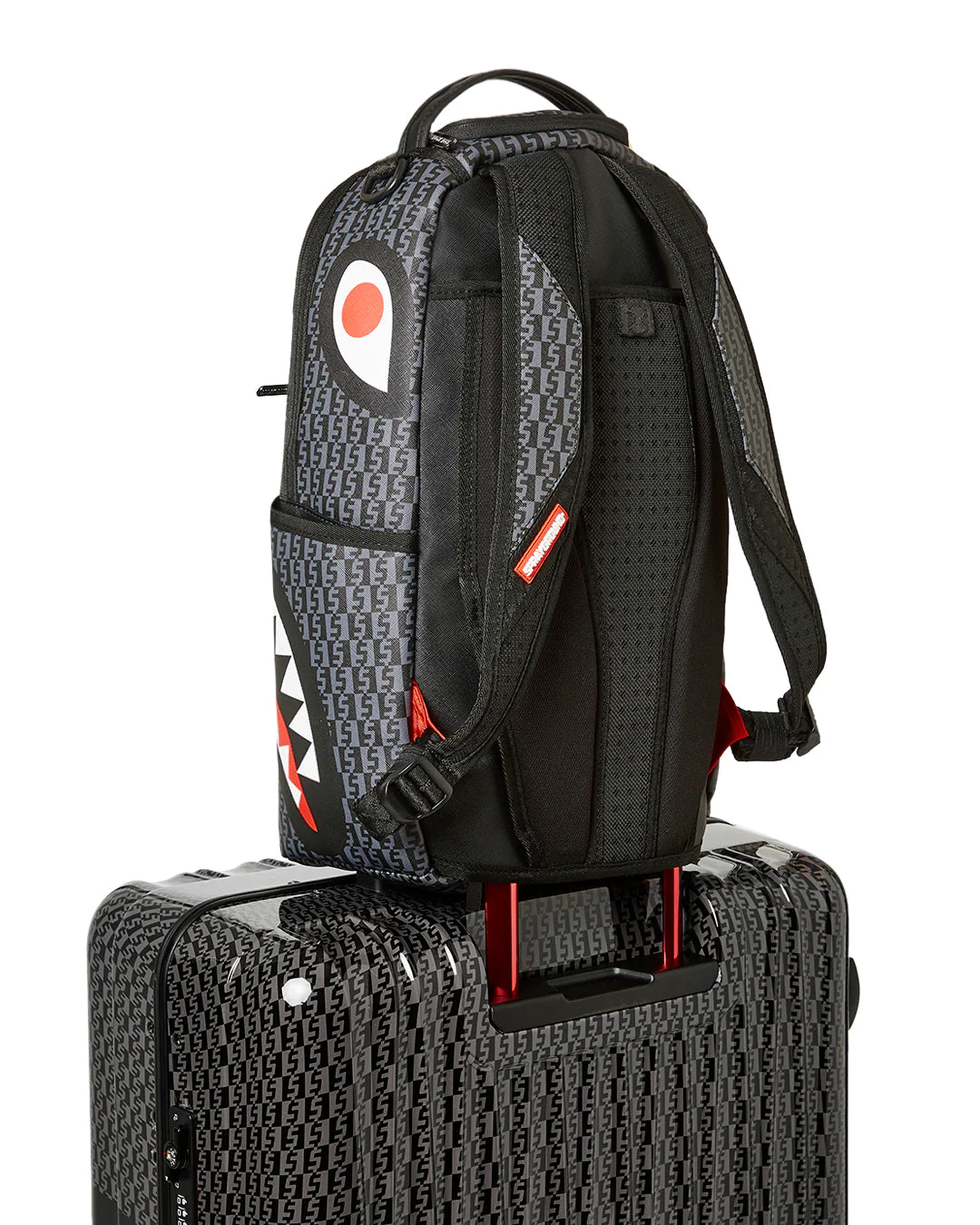 Grey Money Check Luggage 910cl182nsz