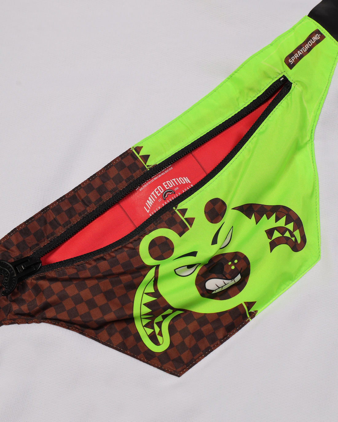 CROSSBODY MONEY BEAR CUT REGULAR HOODIE