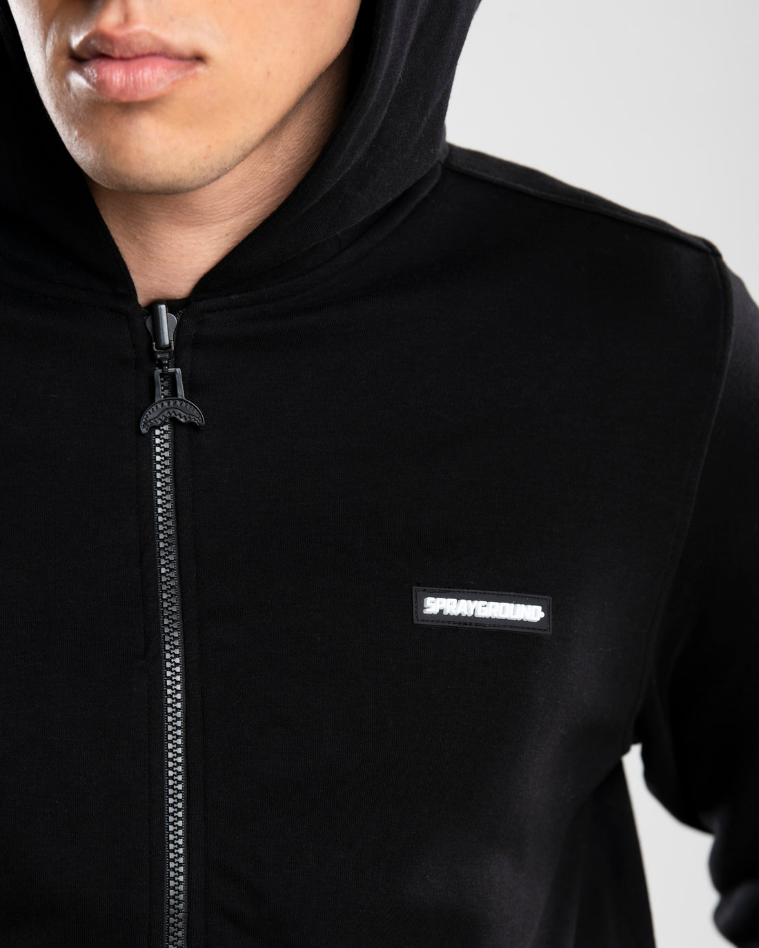 GLOW IN THE DARK SHARK BONE DOUBLE FULL-ZIP