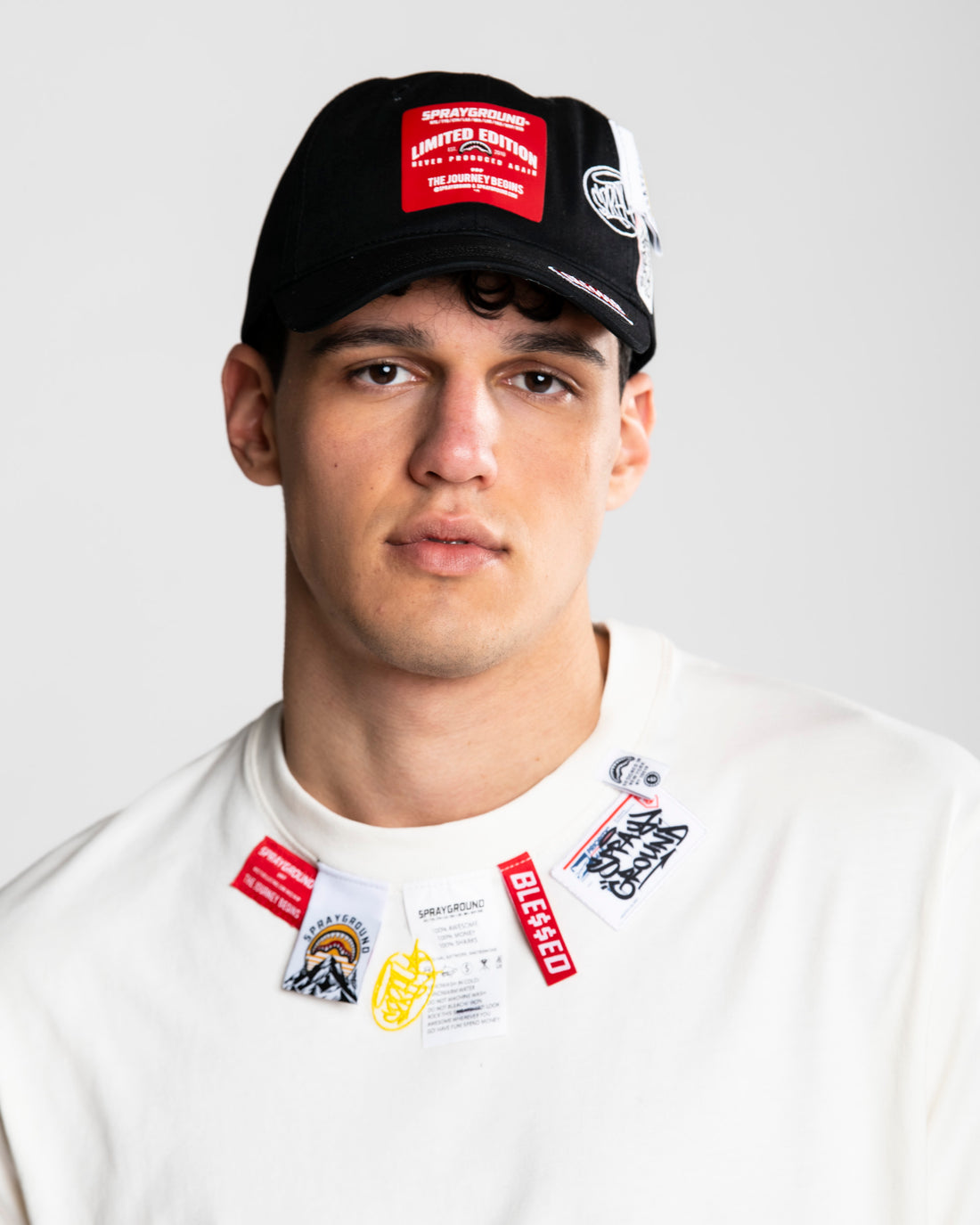 SPRAYGROUND LABEL REGULAR T-SHIRT