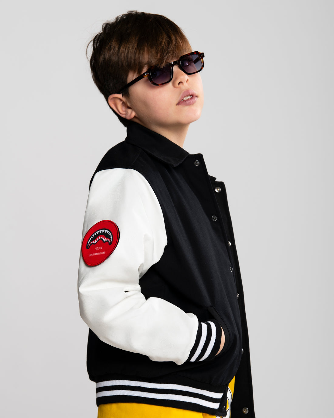 DETACH AND STICK IT VARSITY JACKET