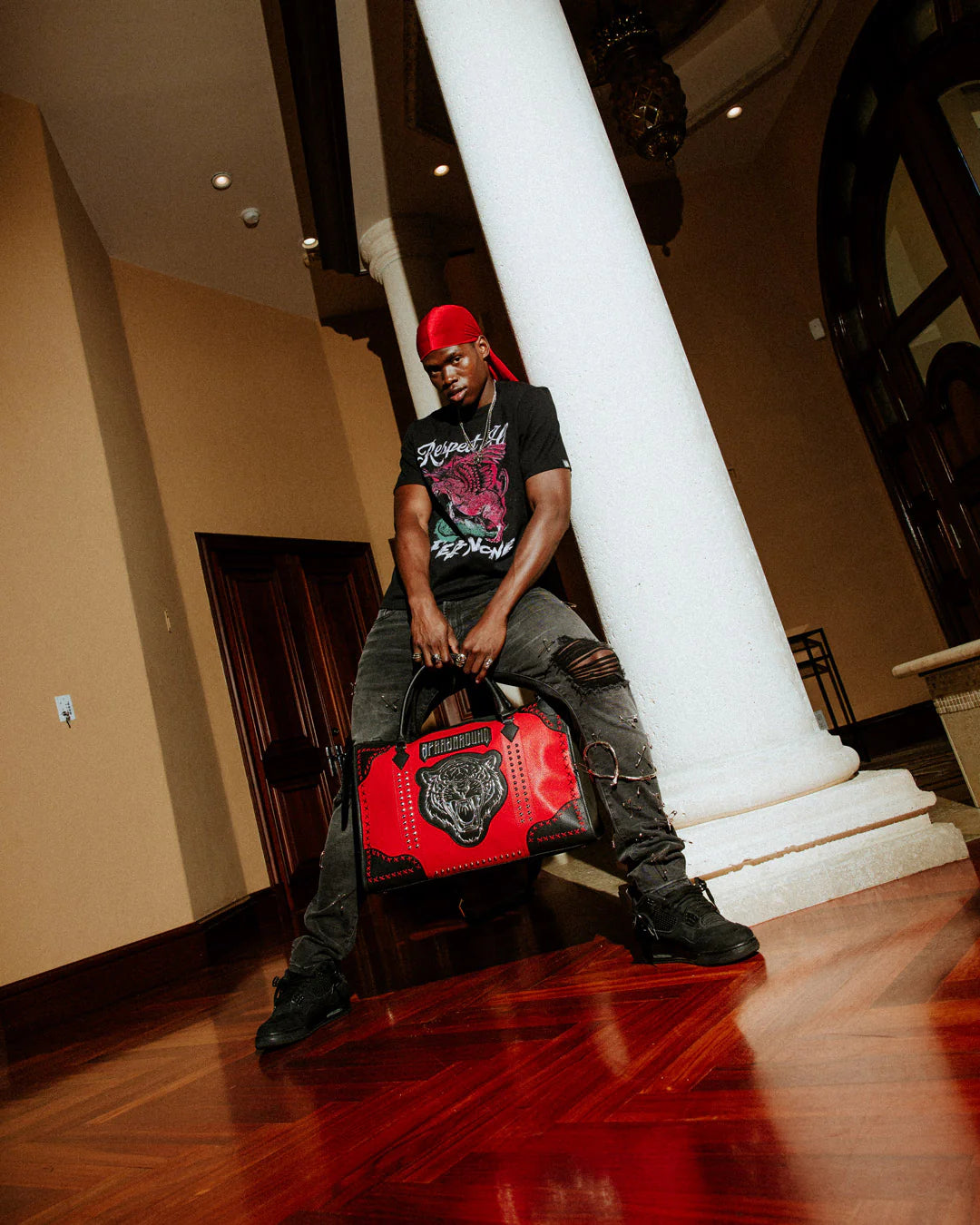 Tiger Punk Triangle Duffle