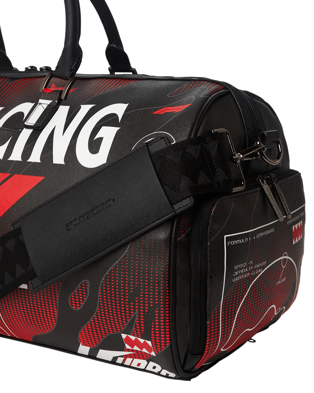 Sprayground Bag FORMULA 1 MENACING DUFFLE Black