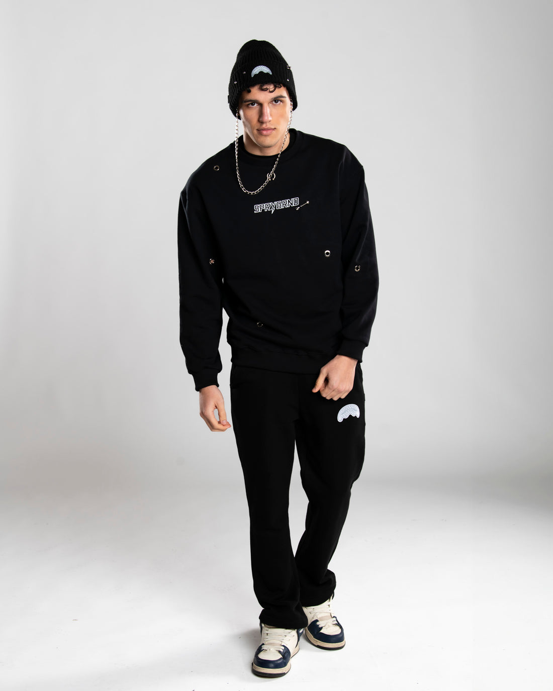 SPRAYGROUND PIERCING CREWNECK