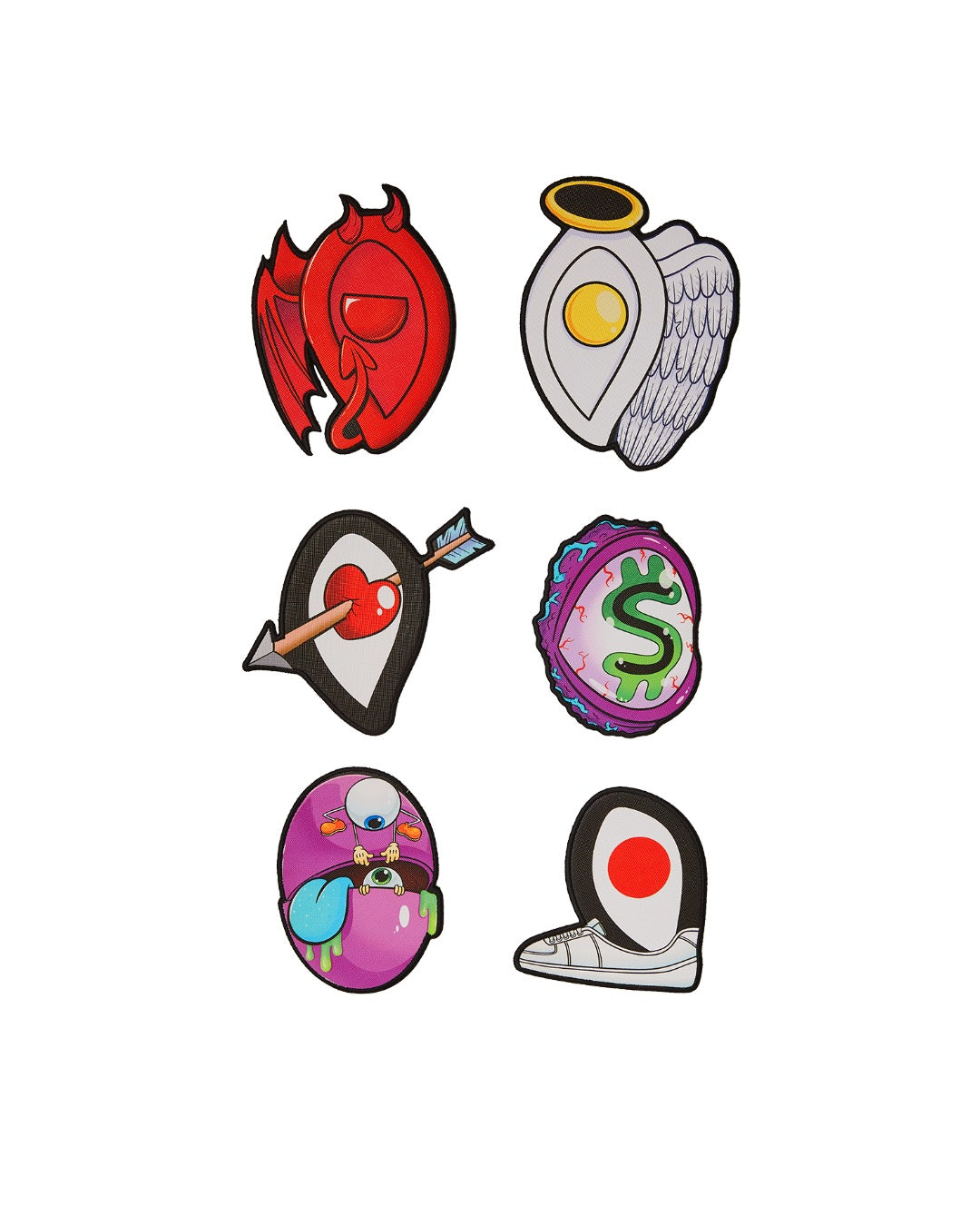 BLACK REMOVABLE EYES DLXSV BACKPACK