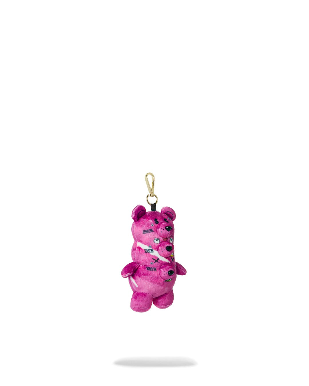 TRIPLE PINK BEAR KEYCHAIN
