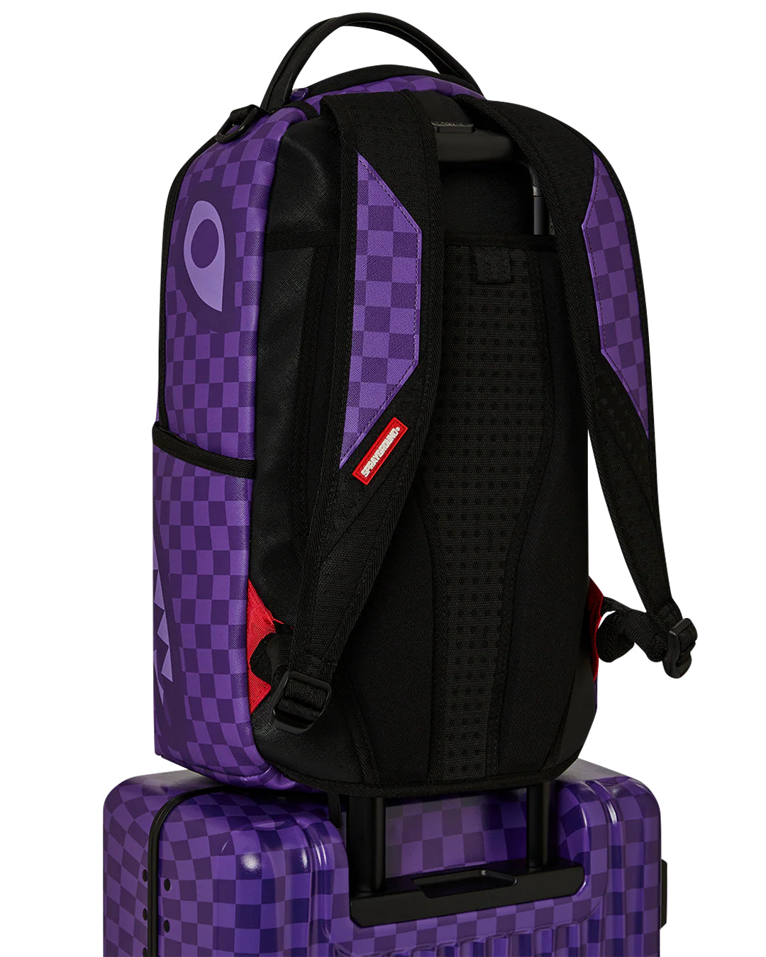 PURPLE SHARK SHARKS IN PARIS CARRY-ON LUGGAGE