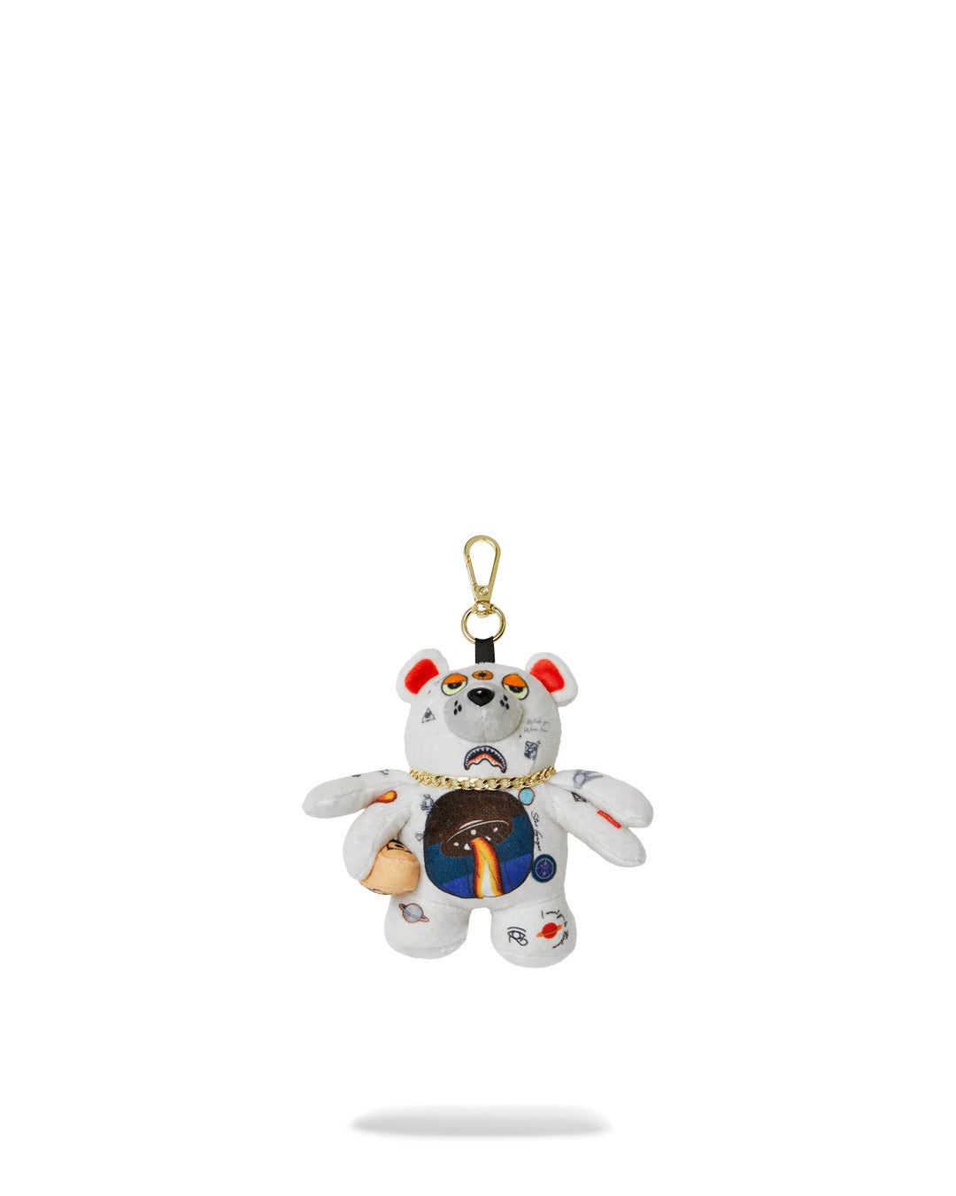 UFO SPACED OUT BEAR KEYCHAIN