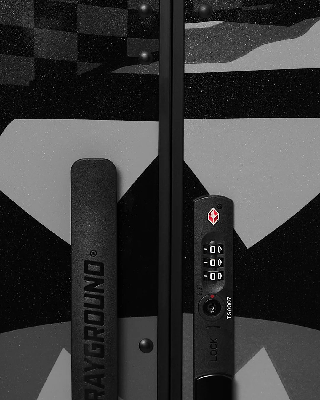 Split Up Camo Tear Large Hard Luggage