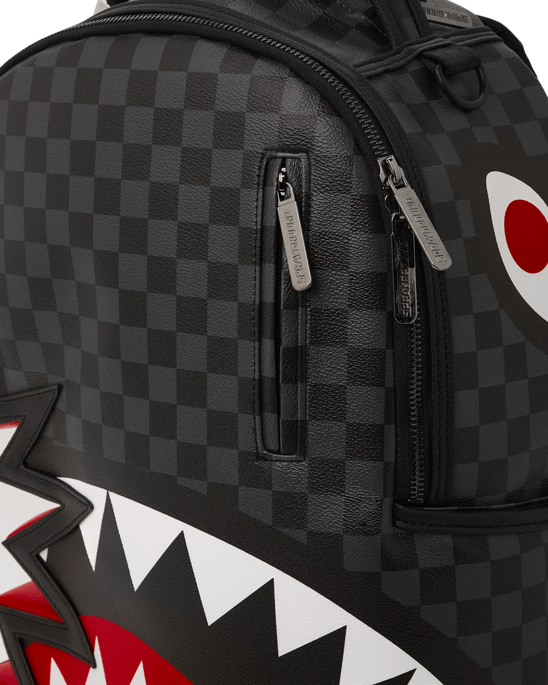 Sprayground Backpack SHARK BITE SHARKS IN PARIS GRAY BACKPACK (DLXV) Black