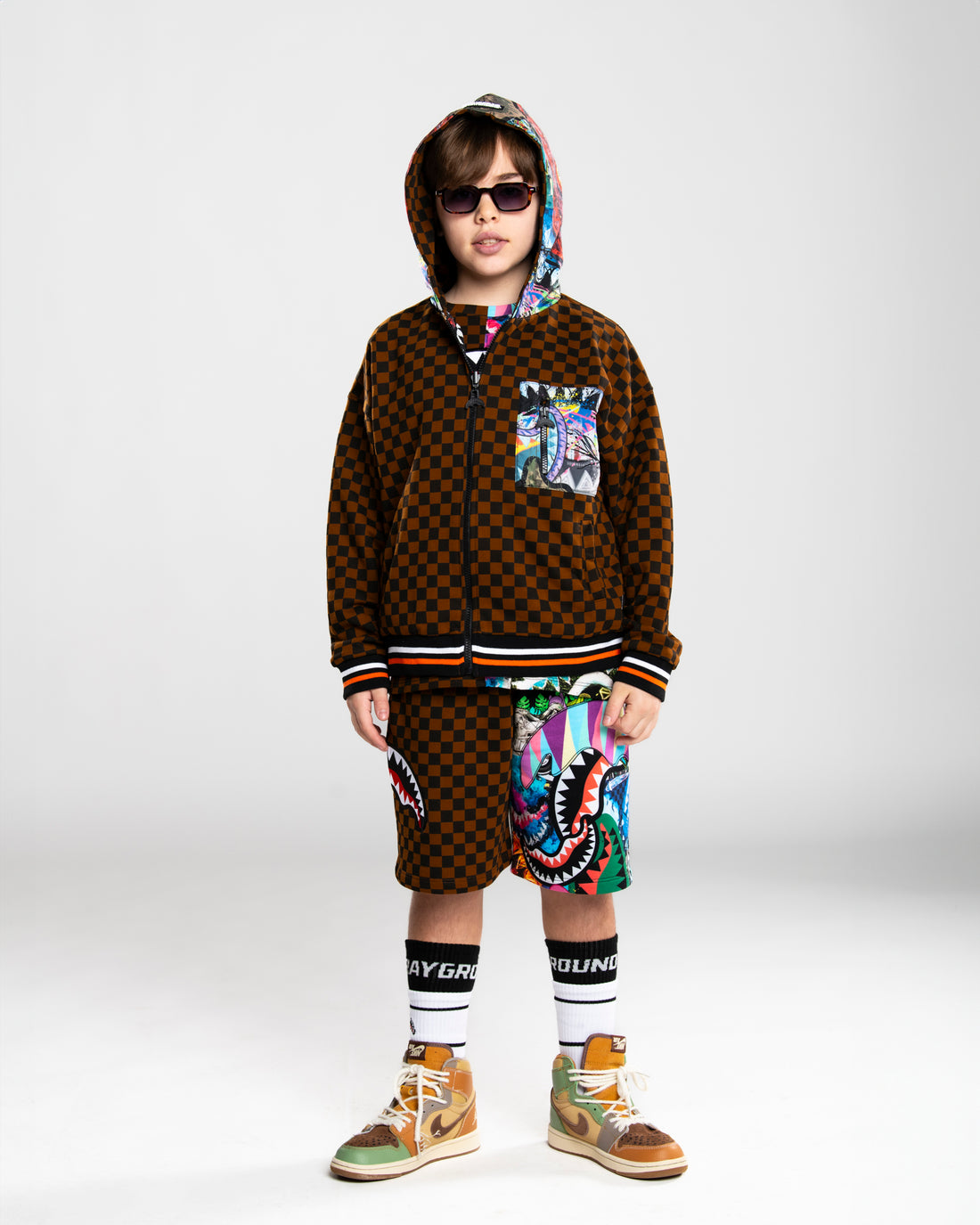 ALL THE SHARKS SPLIT SHORTS