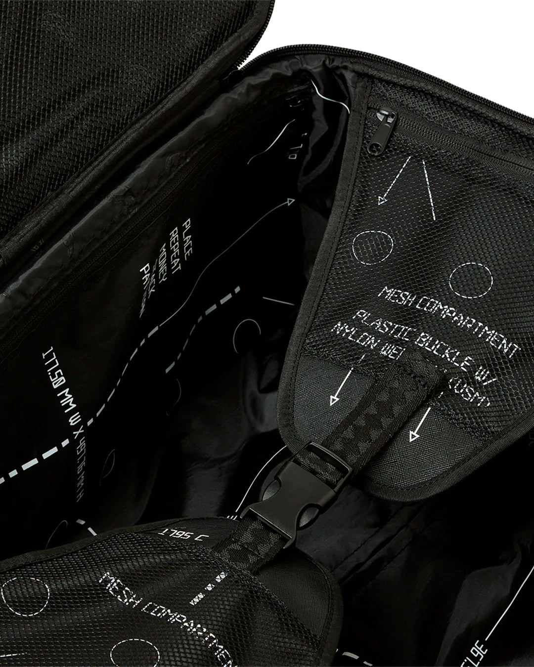 Reverse Technical Cut And Sew Luggage