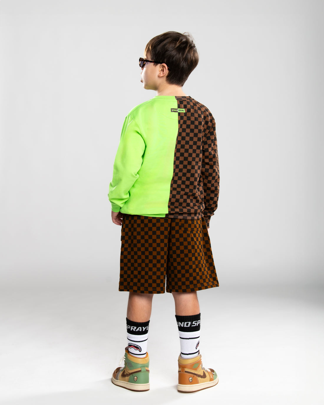 MONEY BEAR SPLIT REGULAR CREWNECK