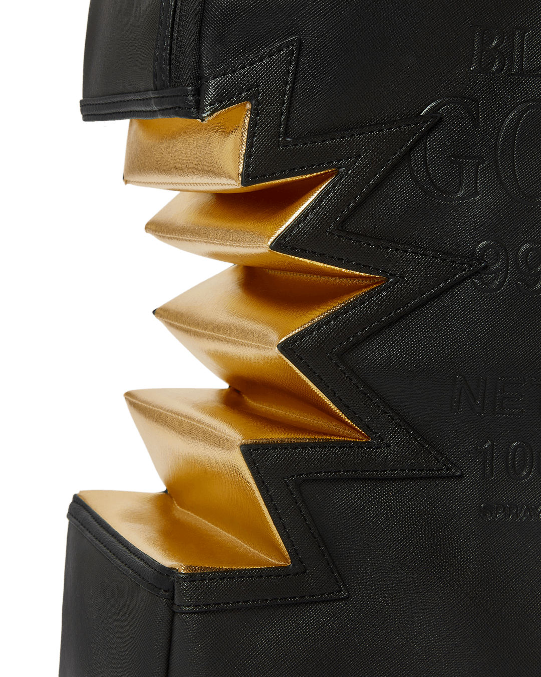 Sprayground Backpack Ai3 BLACK GOLD DLX BACKPACK Black