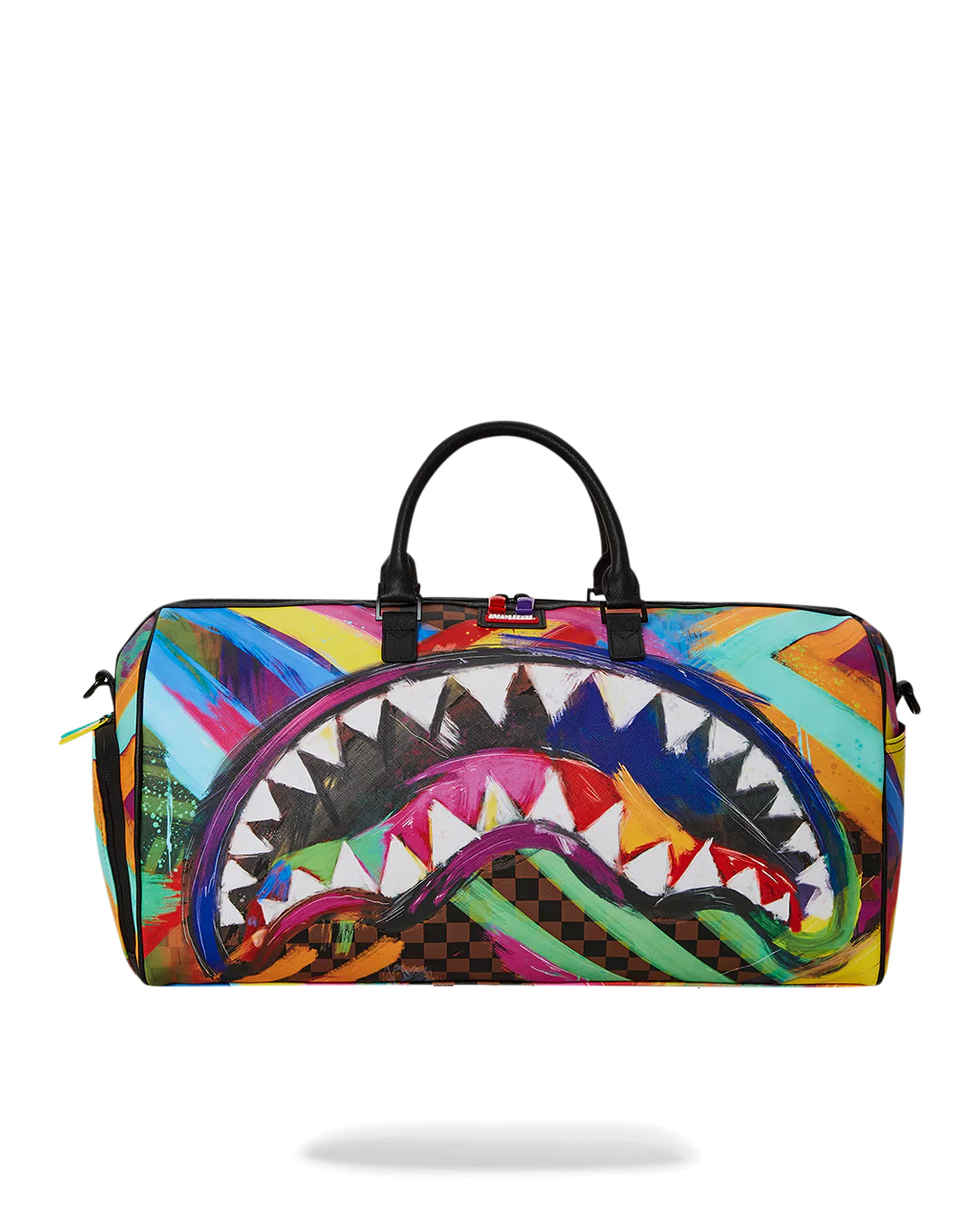 Sharks In Paint Large Duffle