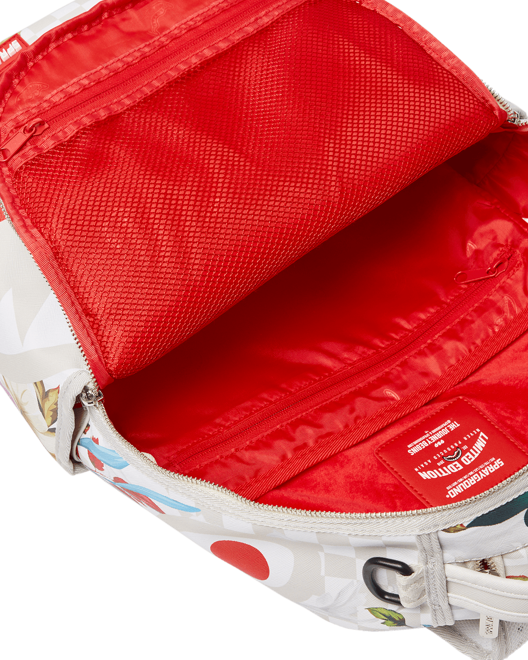 Sprayground Backpack IN THE GARDEN BACKPACK White