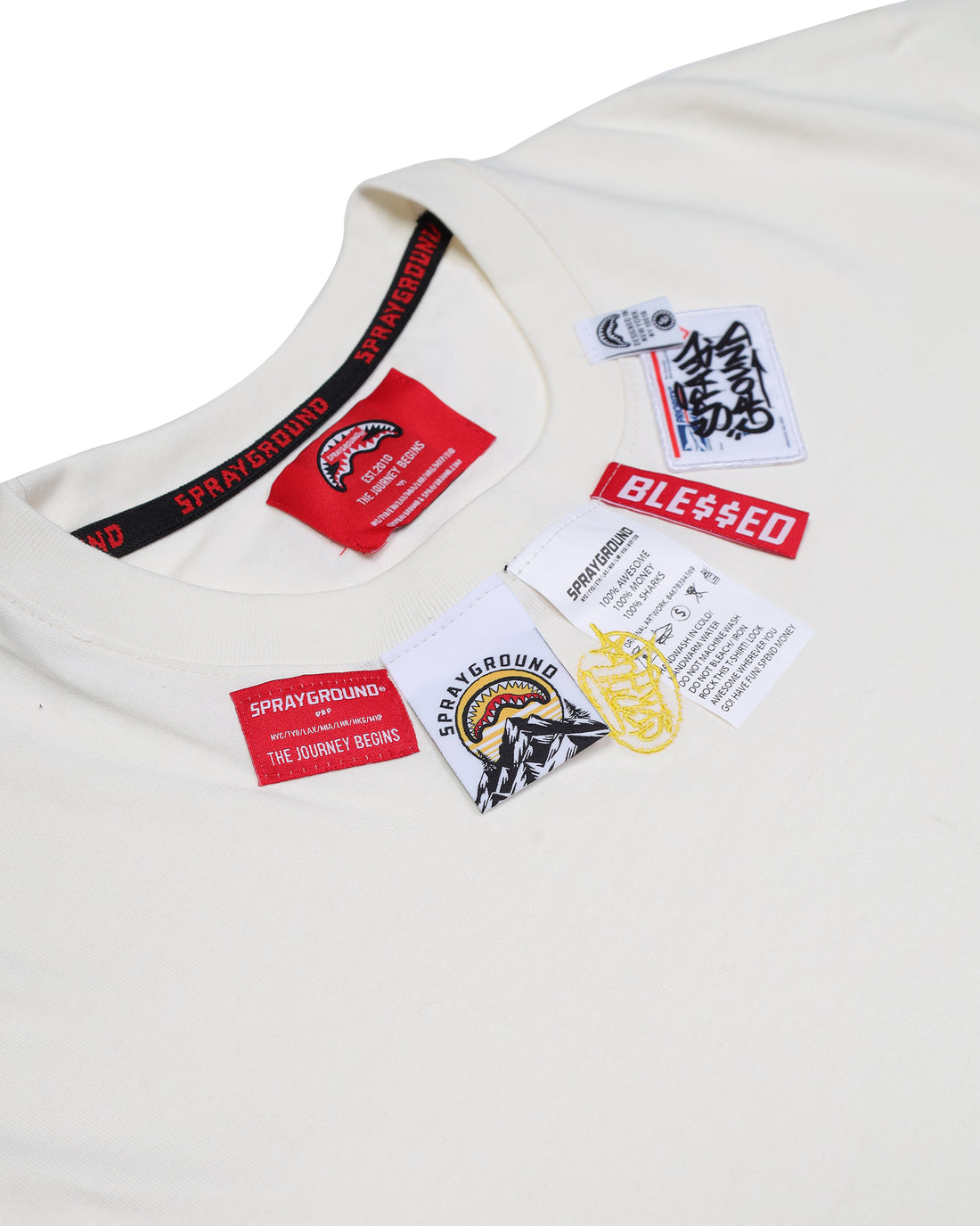SPRAYGROUND LABEL REGULAR T-SHIRT