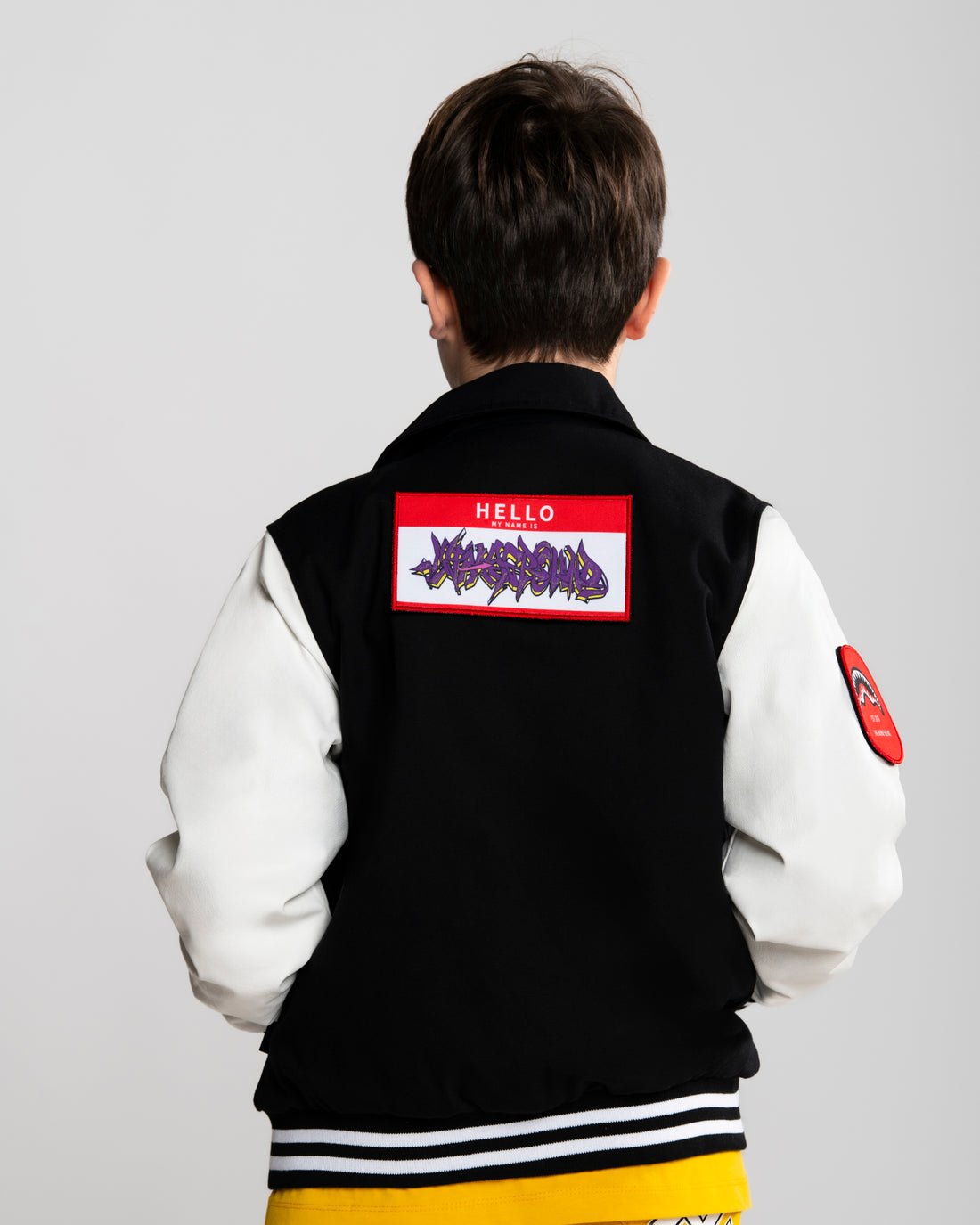 DETACH AND STICK IT VARSITY JACKET