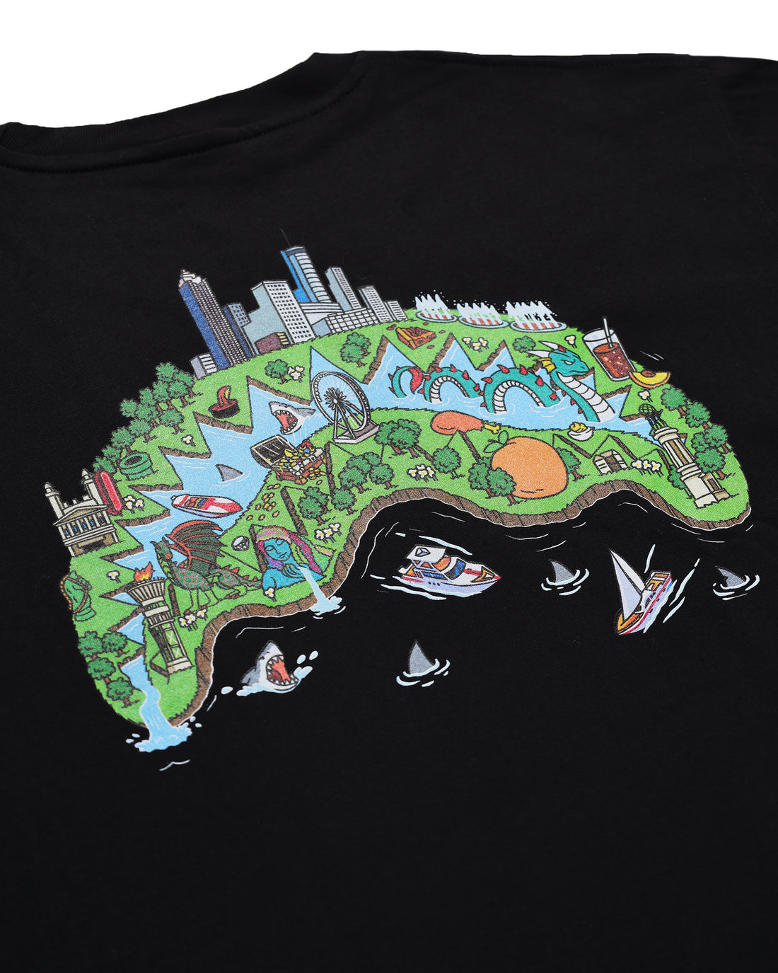 SHARK IN ATLANTA REGULAR T-SHIRT