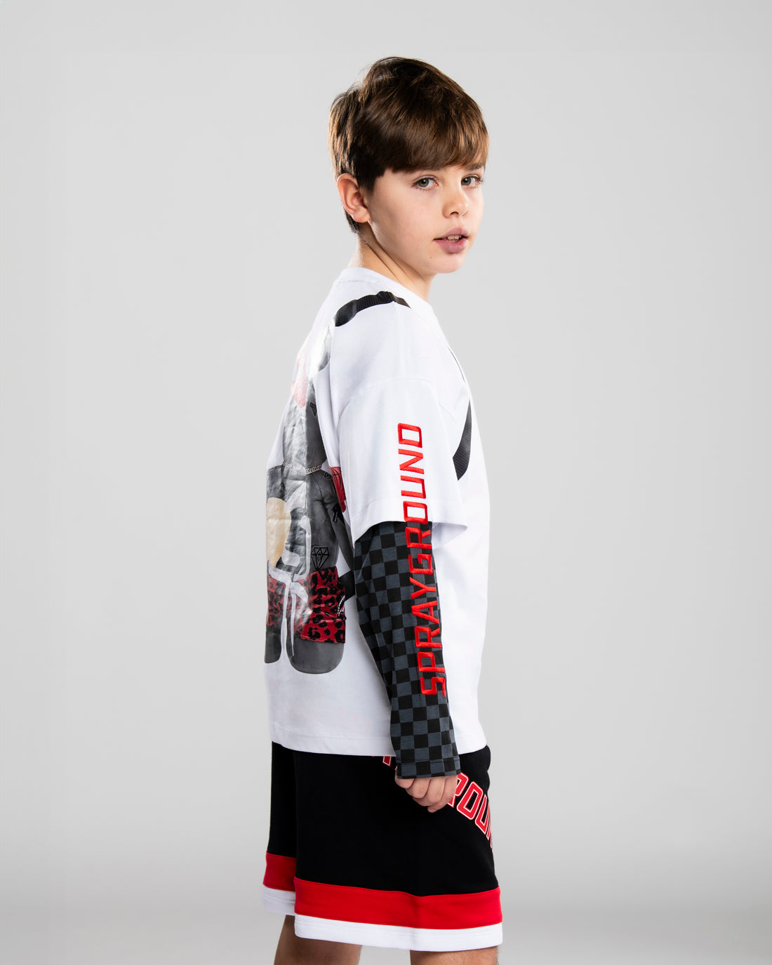 TEDDYBEAR BACKPACK DOUBLE T-SHIRT