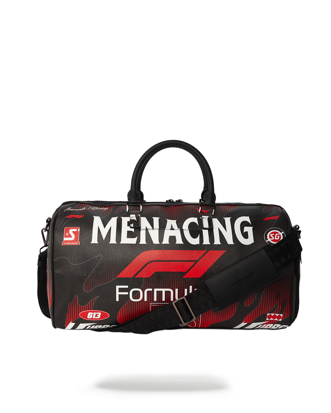 Sprayground Bag FORMULA 1 MENACING DUFFLE Black