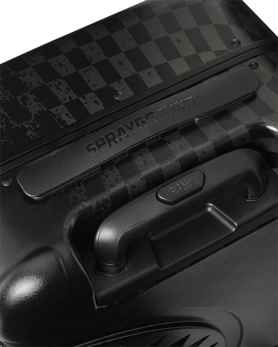 HALF SPRITZ BLACK/GREY CHECK CARRY-ON LUGGAGE