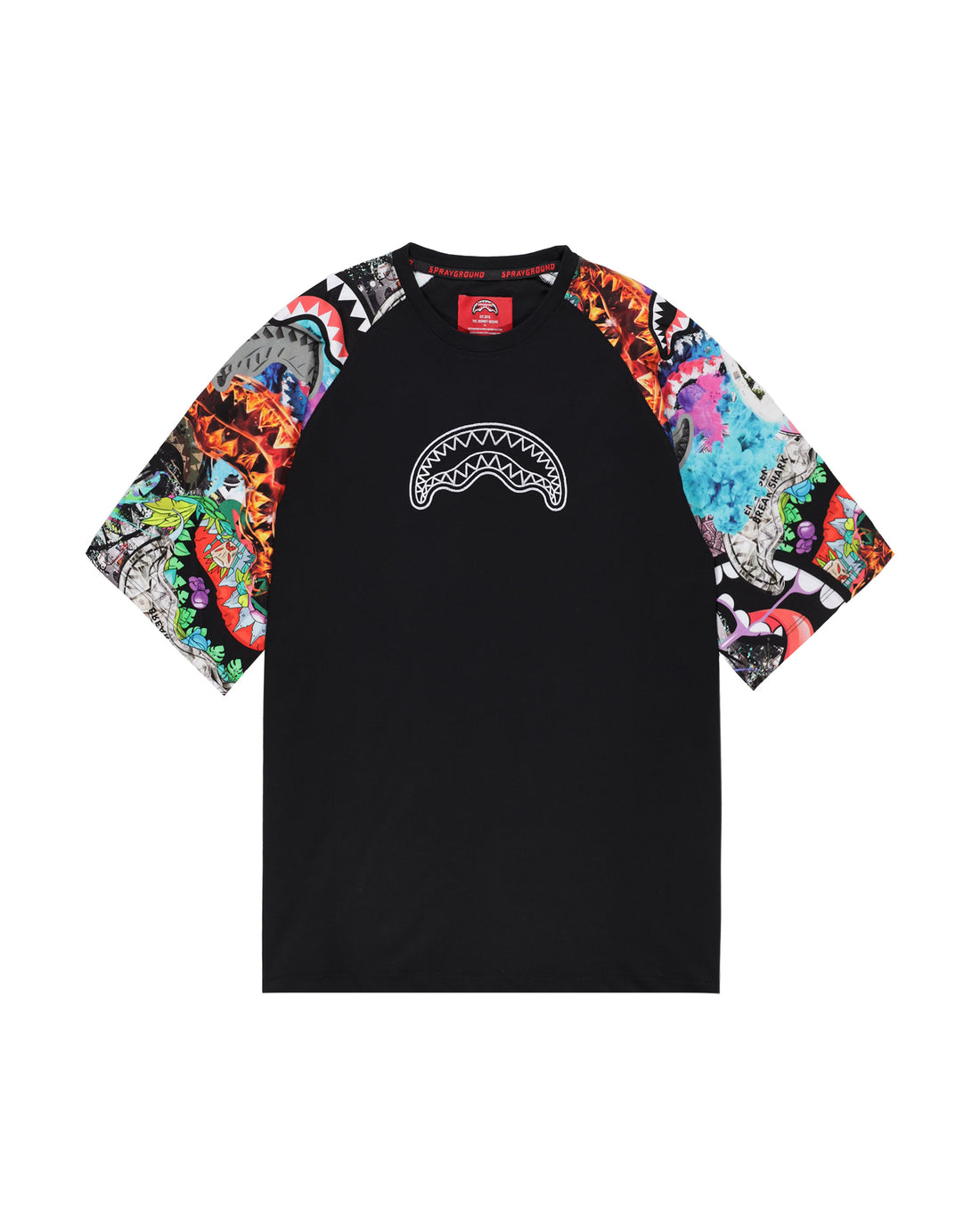 ALL THE SHARK RAGLAN OVER T-SHIRT