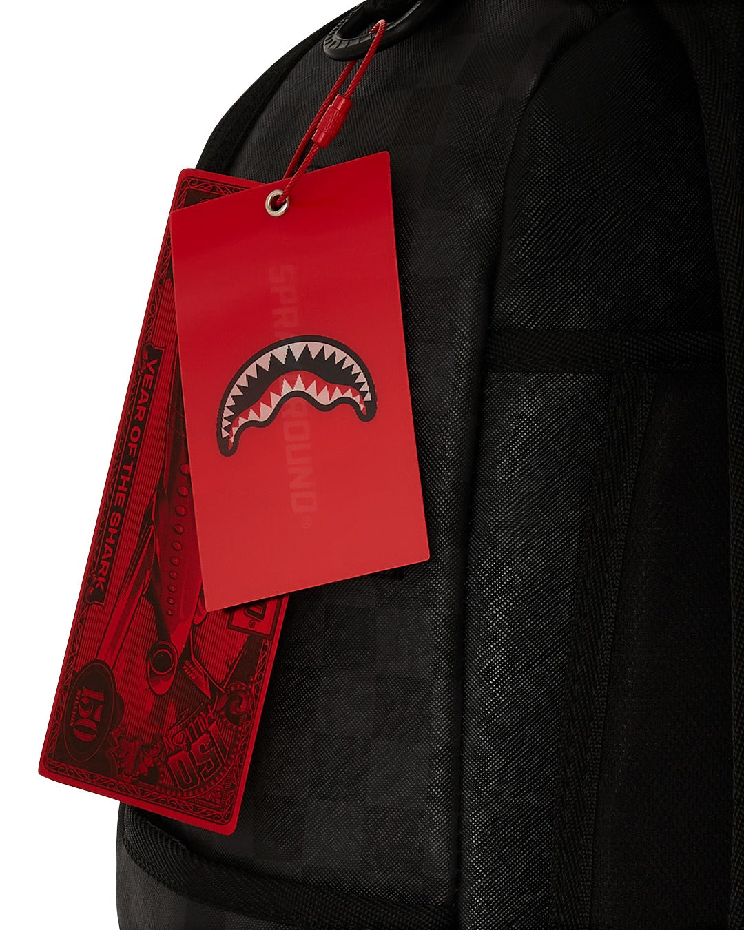 BLACK CHENILLE SIP DLXSV BACKPACK