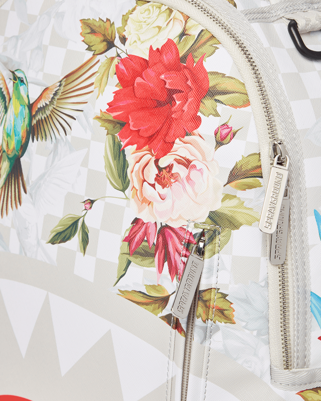 Sprayground Backpack IN THE GARDEN BACKPACK White