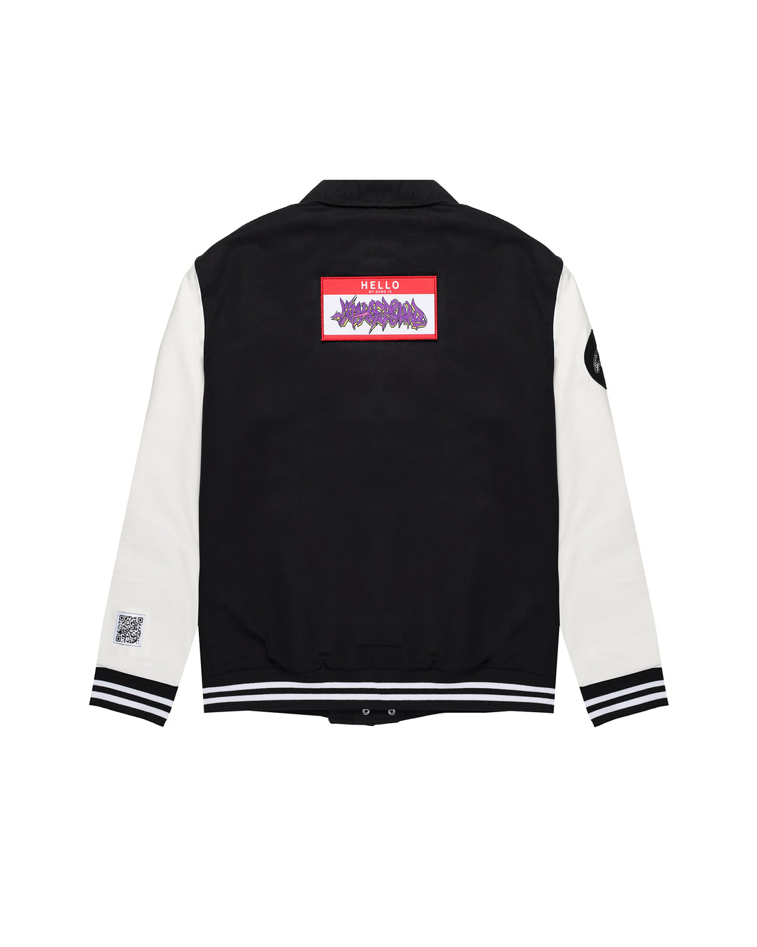 DETACH AND STICK IT VARSITY JACKET