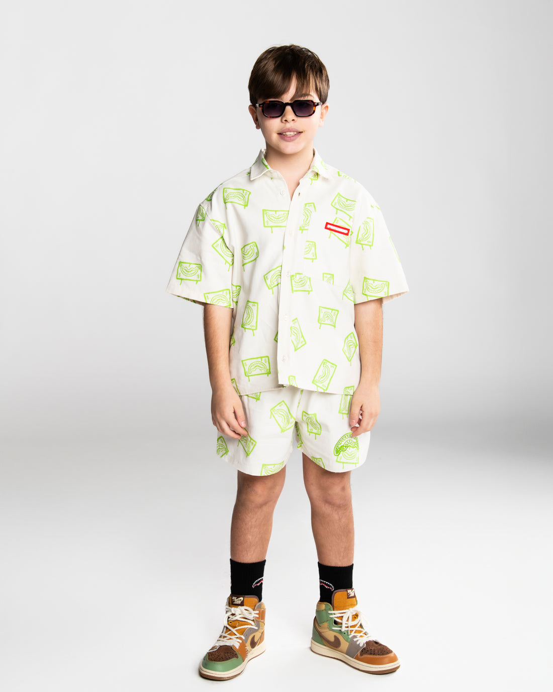 SLIMER DRIPPING ORGANIC COTTON SHIRT