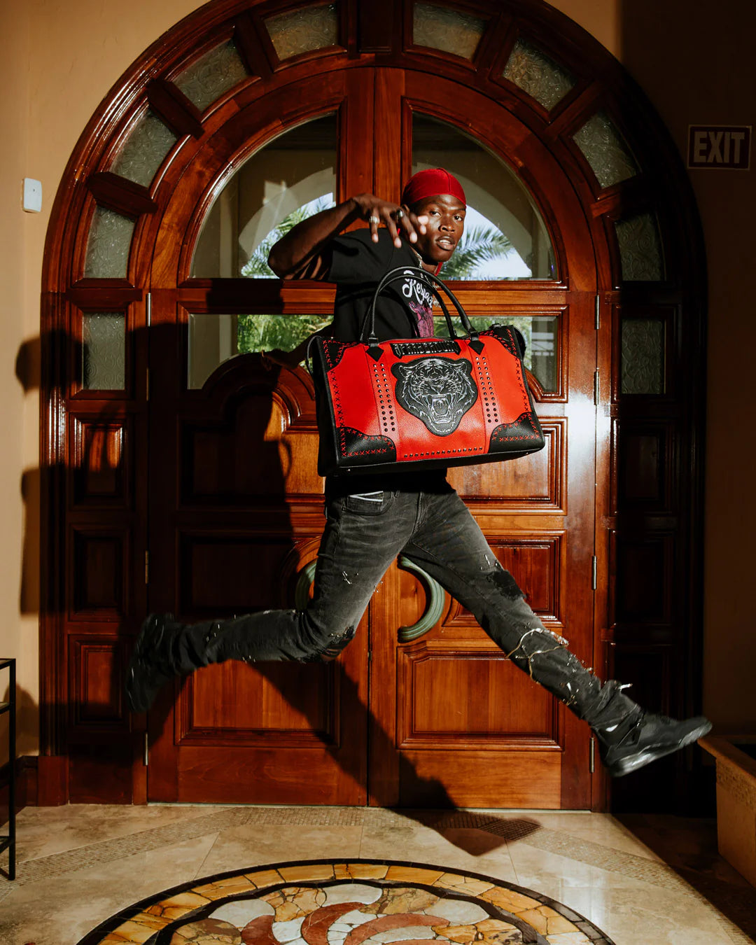 Tiger Punk Triangle Duffle