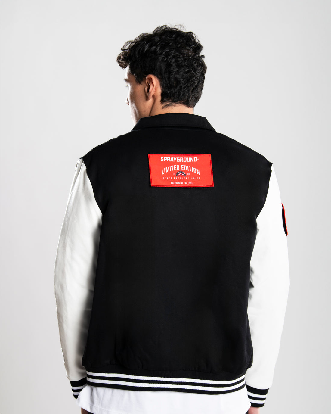 DETACH AND STICK IT VARSITY JACKET