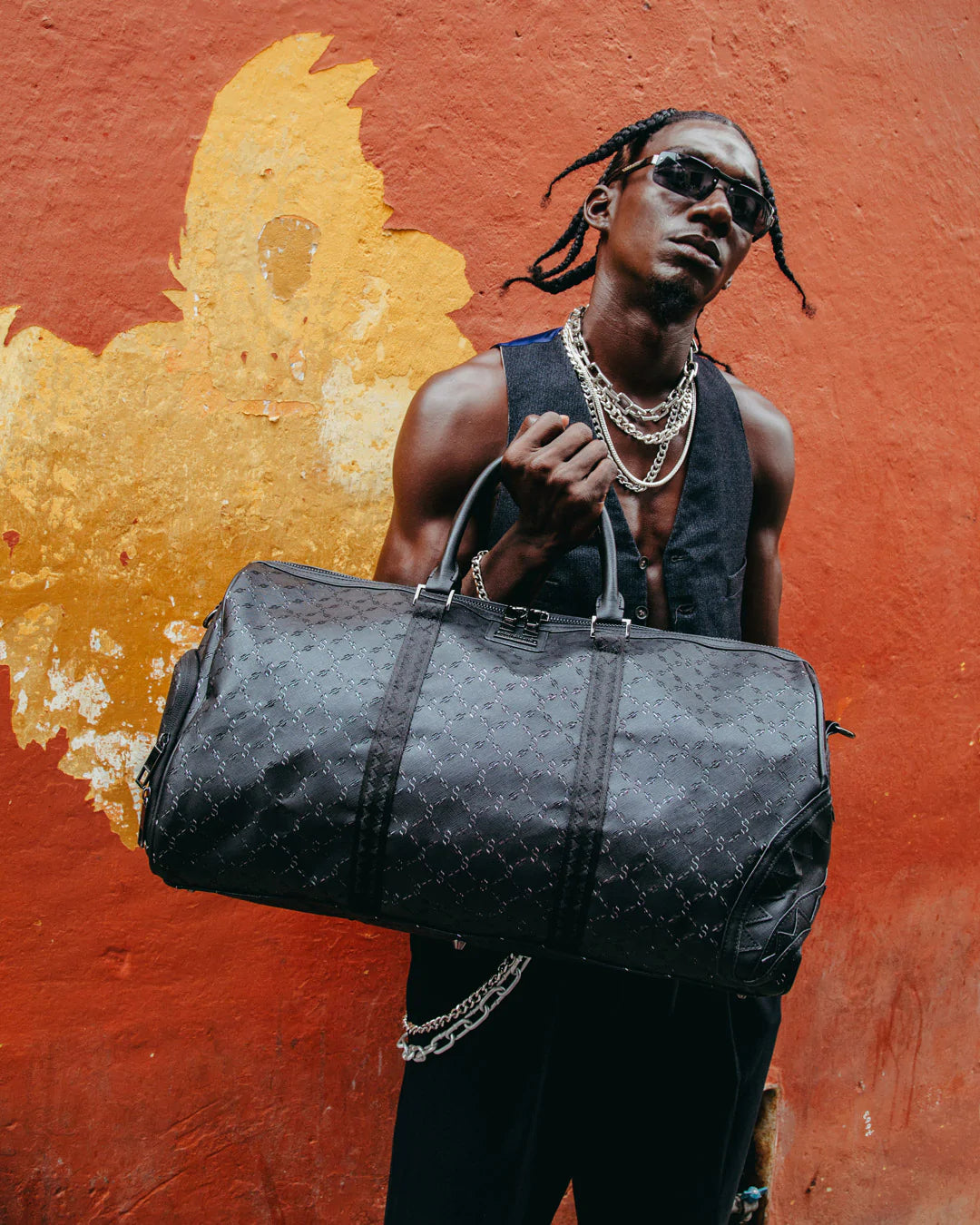 Trippy  Monogram Duffle