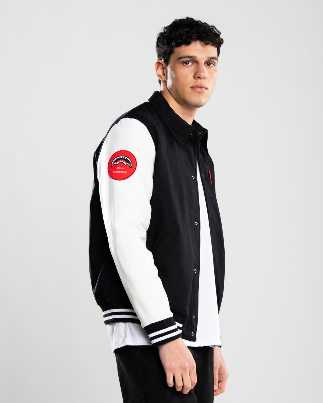 DETACH AND STICK IT VARSITY JACKET