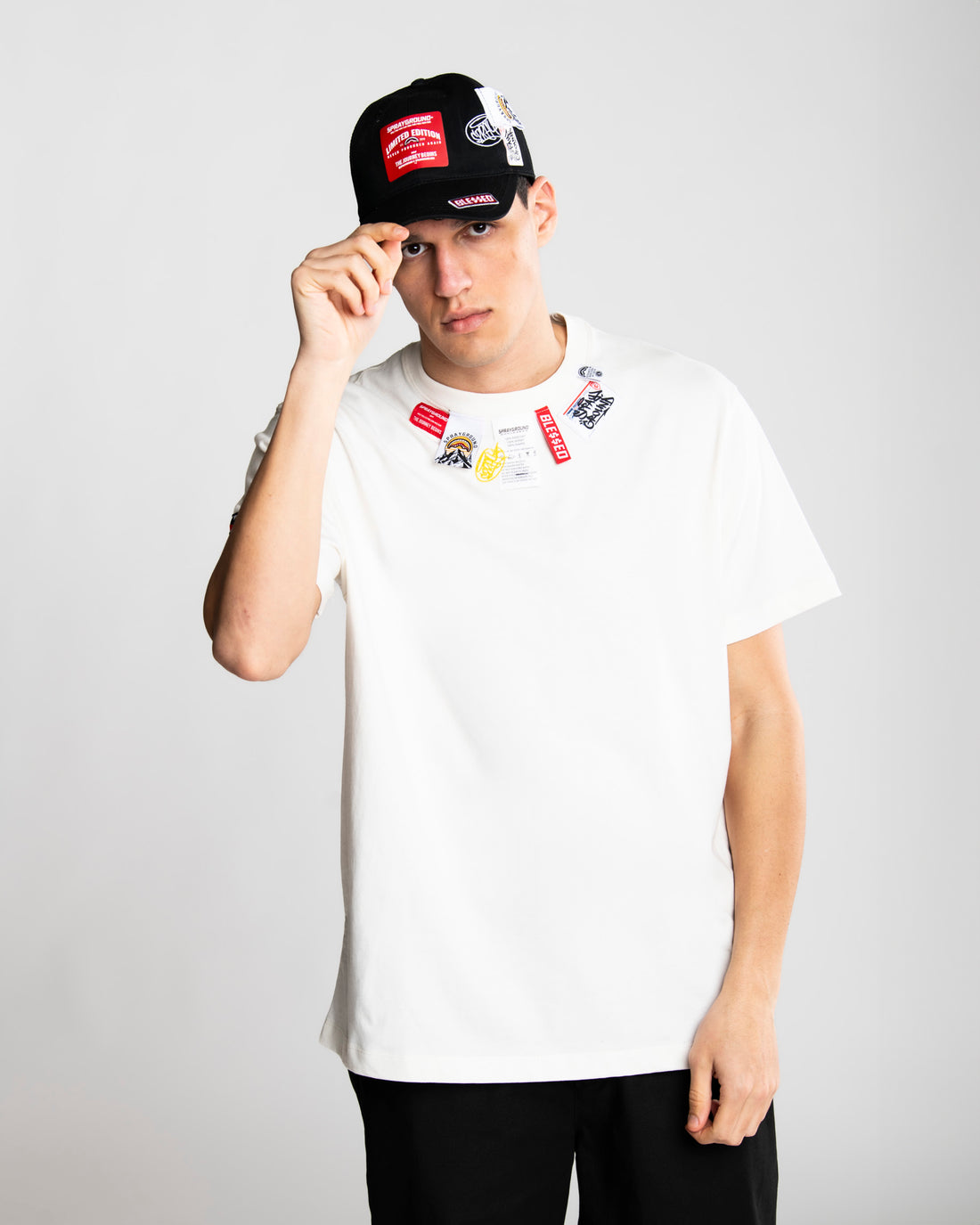 SPRAYGROUND LABEL REGULAR T-SHIRT