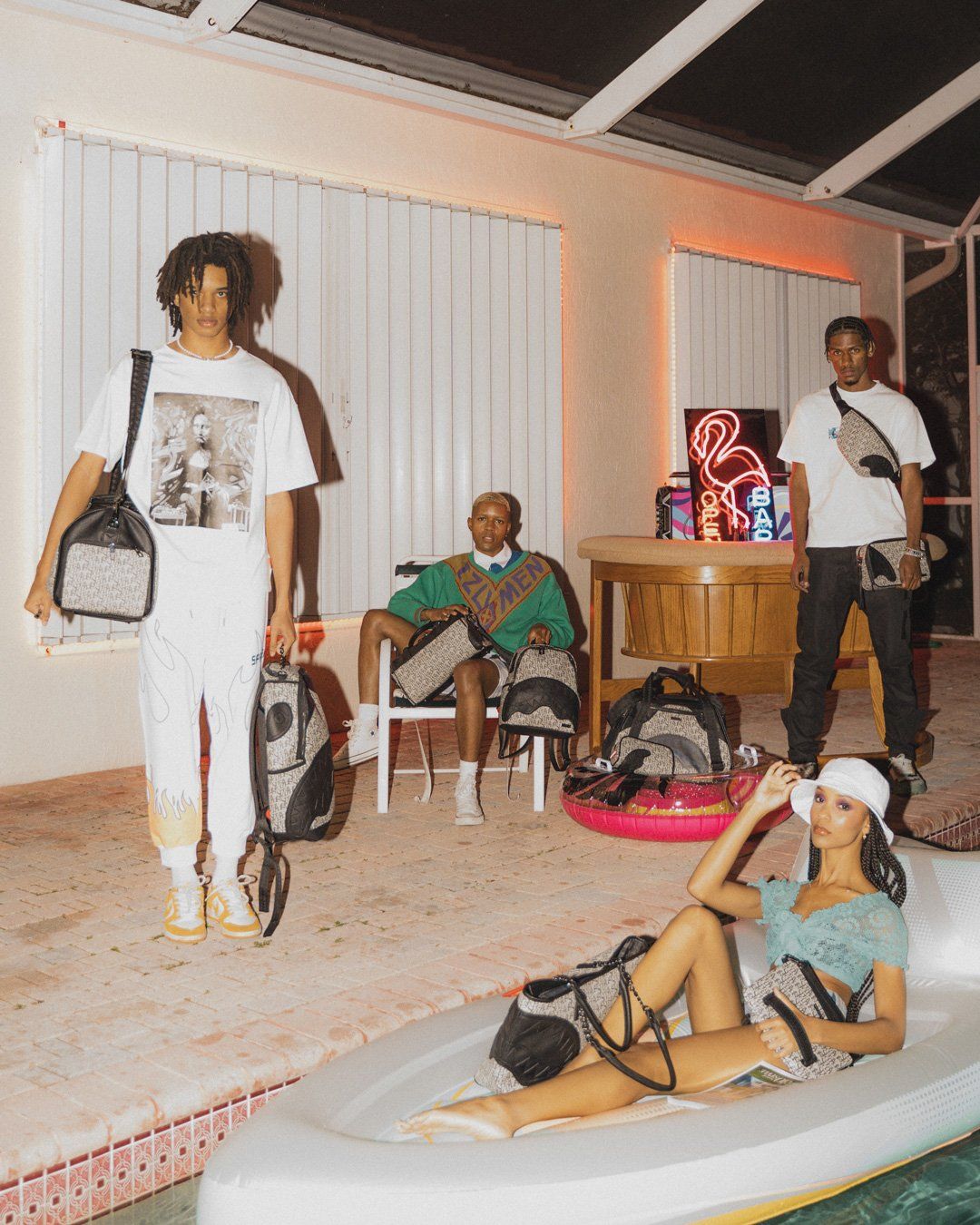 Sprayground Backpack SG ALL DAY BACKPACK (DLXV) Black